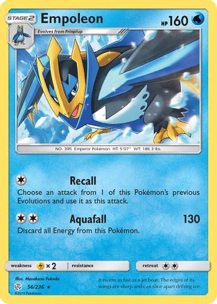 Empoleon 56/236 - Reverse Holofoil