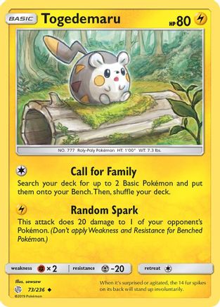 Togedemaru - 73/236 73/236 - Reverse Holofoil