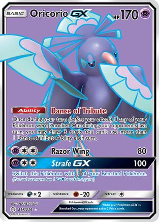 Oricorio GX (Full Art) 217/236 - Holofoil