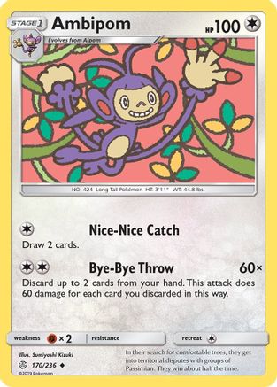 Ambipom 170/236 - Reverse Holofoil