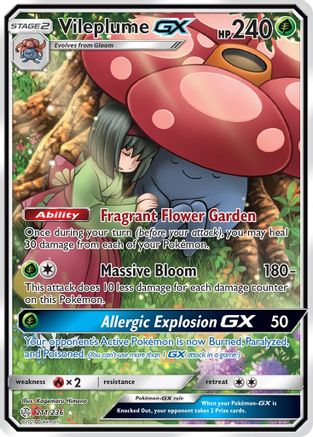 Vileplume GX (Full Art) 211/236 - Holofoil