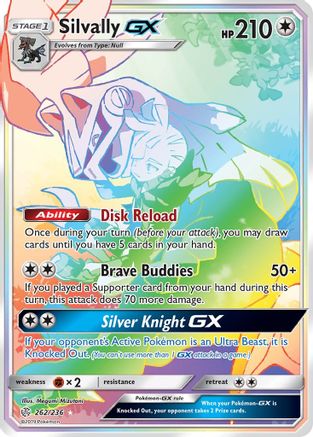 Silvally GX (Secret) 262/236 - Holofoil