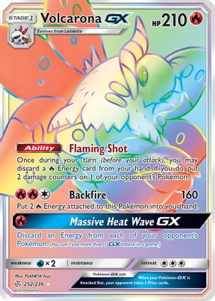 Volcarona GX (Secret) 252/236 - Holofoil