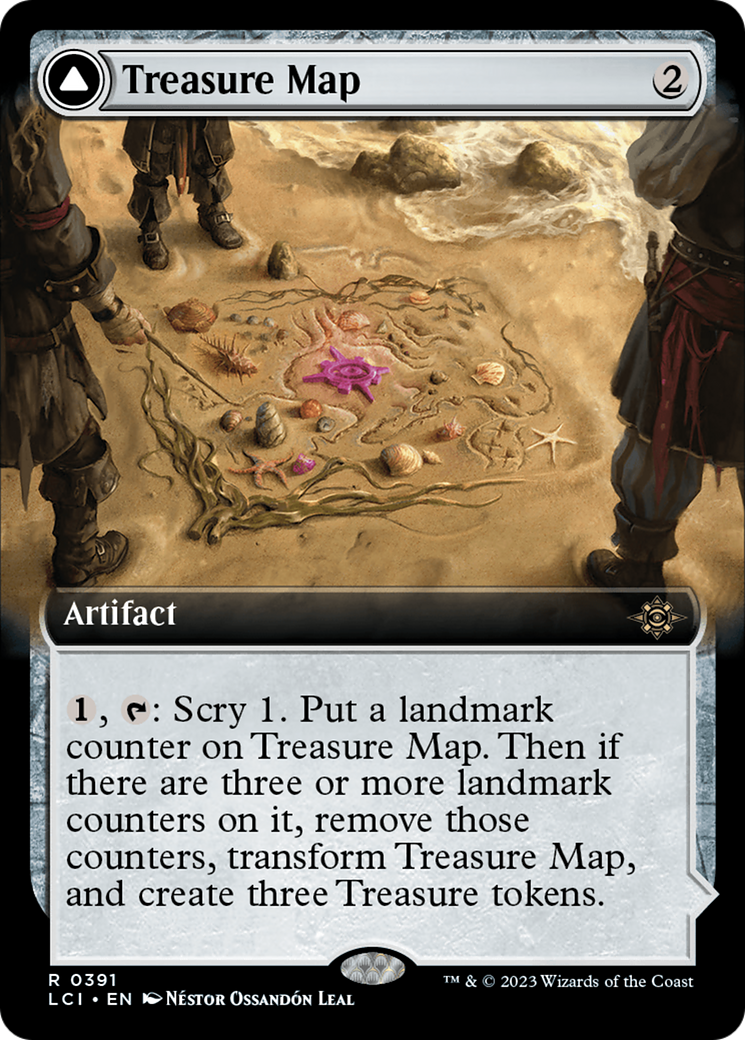 Treasure Map // Treasure Cove (LCI-391) - : (Extended Art) Foil