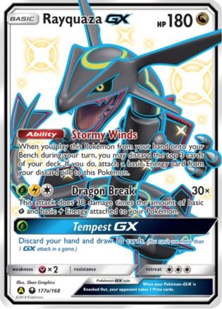 Rayquaza GX - 177a/168 177a/168 - Holofoil