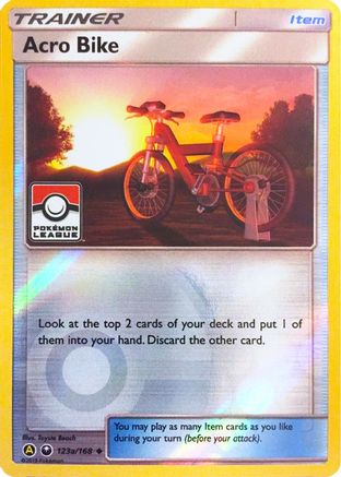 Acro Bike - 123a/168 (Pokemon League) 123a/168 - Reverse Holofoil