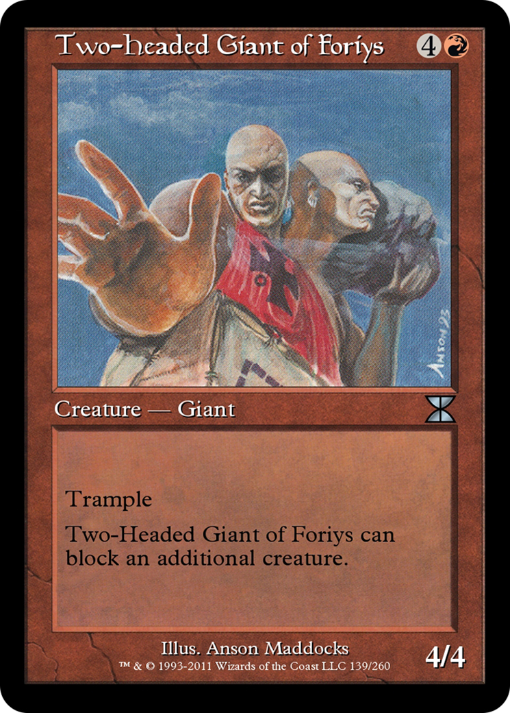 Two-Headed Giant of Foriys (ME4-139) -  Foil