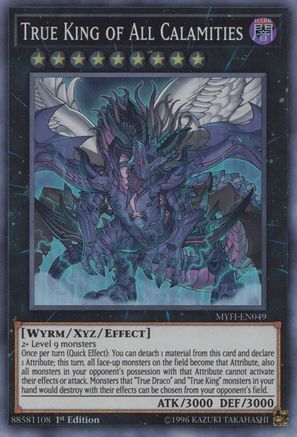 True King of All Calamities (MYFI-EN049) - Mystic Fighters 1st Edition