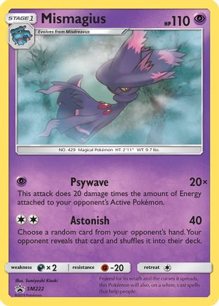 Mismagius - SM222 SM222/248 - Holofoil