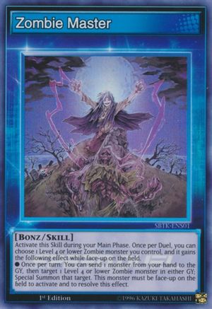 Zombie Master (Skill Card) (SBTK-ENS01) - Speed Duel: Trials of the Kingdom 1st Edition