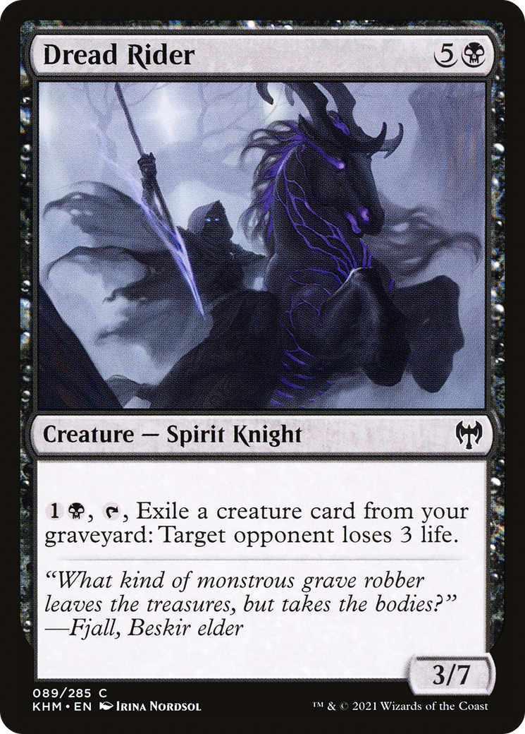 Dread Rider (KHM-089) -  Foil