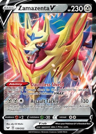 Zamazenta V 139/202 - Holofoil