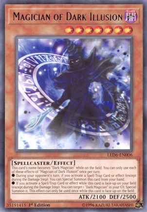 Magician of Dark Illusion (LED6-EN006) - Legendary Duelists: Magical Hero 1st Edition