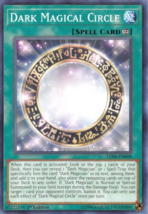 Dark Magical Circle (LED6-EN009) - Legendary Duelists: Magical Hero 1st Edition