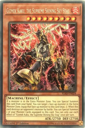 Gizmek Kaku, the Supreme Shining Sky Stag (IGAS-EN024) - Ignition Assault Unlimited