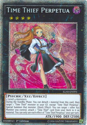 Time Thief Perpetua (Starlight Rare) (IGAS-EN094) - Ignition Assault 1st Edition