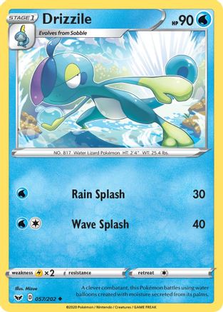 Drizzile (057) 57/202 - Reverse Holofoil