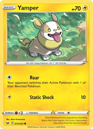 Yamper (073) 73/202 - Reverse Holofoil