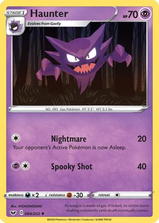 Haunter 84/202 - Reverse Holofoil