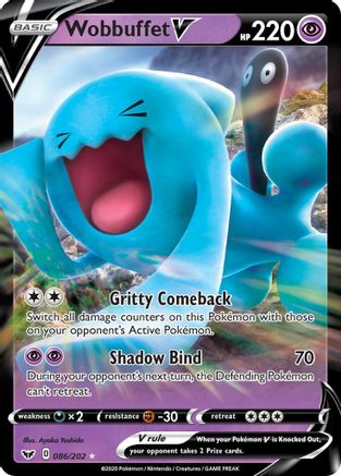 Wobbuffet V 86/202 - Holofoil