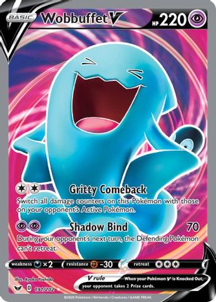 Wobbuffet V (Full Art) 191/202 - Holofoil