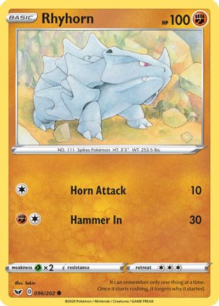 Rhyhorn (096) 96/202 -