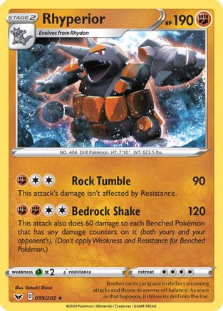 Rhyperior 99/202 - Holofoil