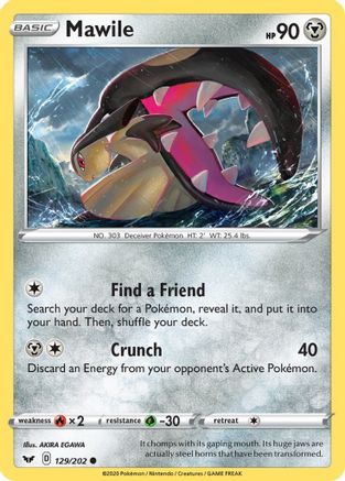 Mawile 129/202 - Reverse Holofoil