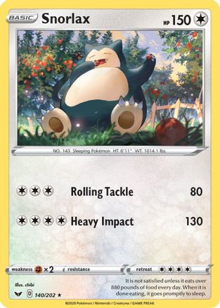 Snorlax 140/202 -