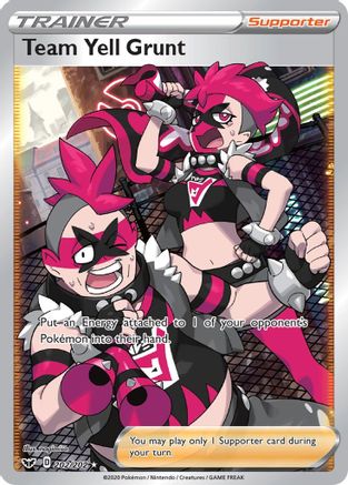 Team Yell Grunt (Full Art) 202/202 - Holofoil