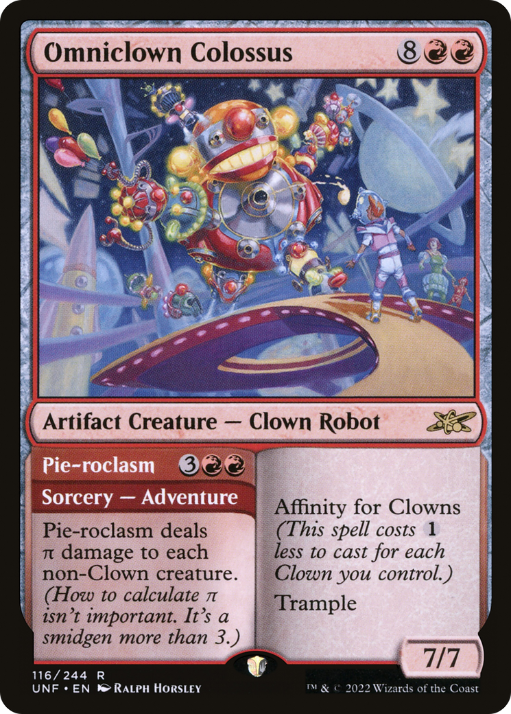 Omniclown Colossus // Pie-roclasm (UNF-116) -  Foil