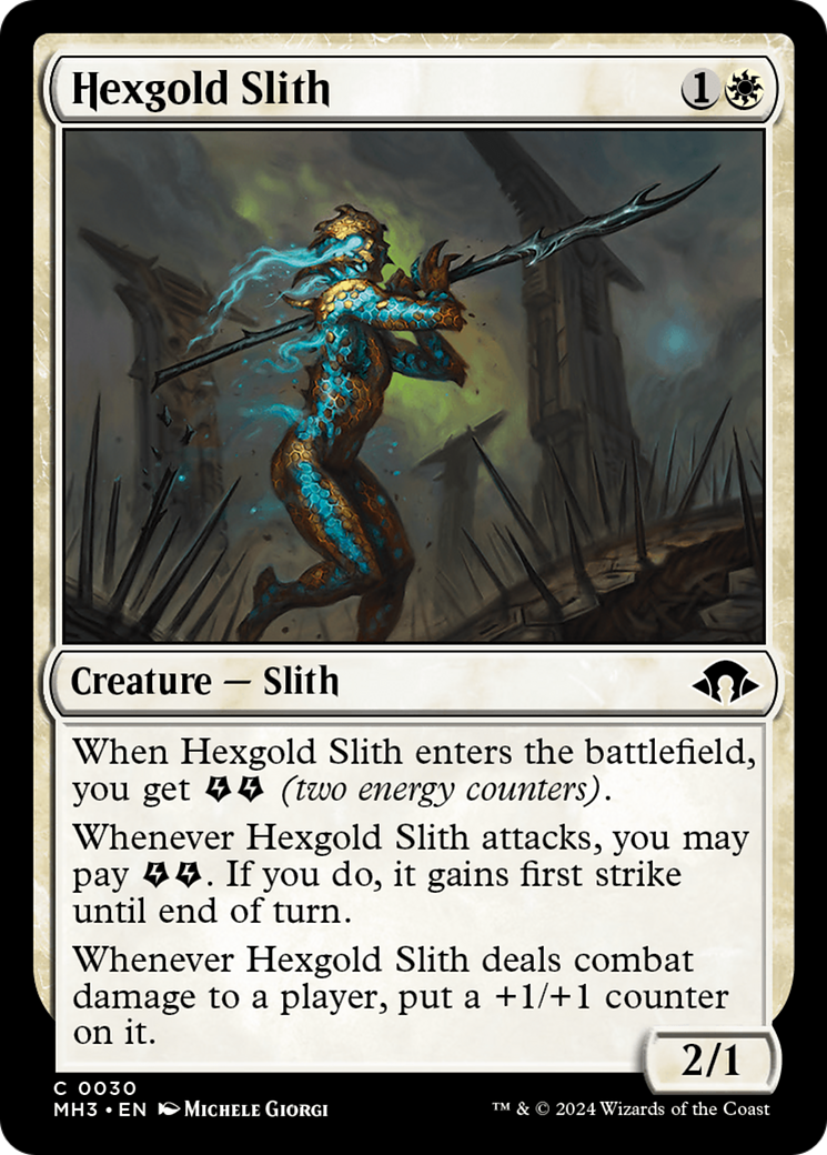 Hexgold Slith (MH3-030) -  Foil