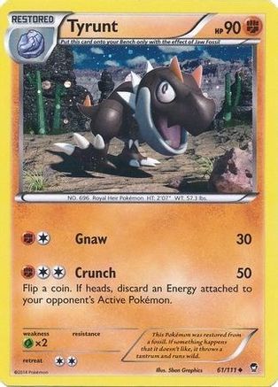 Tyrunt - 61/111 (Cosmos Holo) 61 - Holofoil