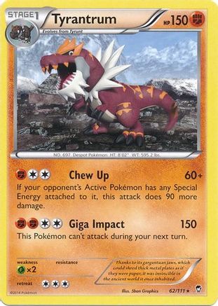 Tyrantrum - 62/111 (Cosmos Holo) 62 - Holofoil