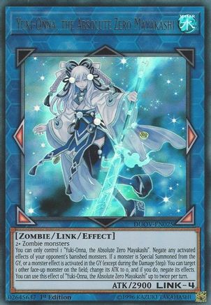 Yuki-Onna, the Absolute Zero Mayakashi (DUOV-EN025) - Duel Overload 1st Edition