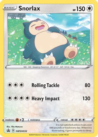 Snorlax - SWSH032 SWSH032/307 - Holofoil