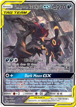 Umbreon & Darkrai GX - SM241 SM241/248 - Holofoil