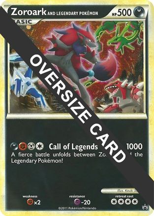 Zoroark and Legendary Pokemon (World of Illusions Promo) - Holofoil