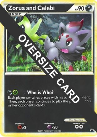 Zorua and Celebi (Black and White Tour Promo) - Holofoil