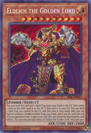 Eldlich the Golden Lord (SESL-EN027) - Secret Slayers 1st Edition