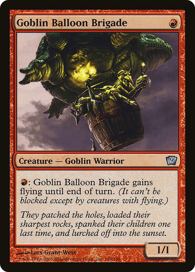 Goblin Balloon Brigade (9ED-189★) -  Foil