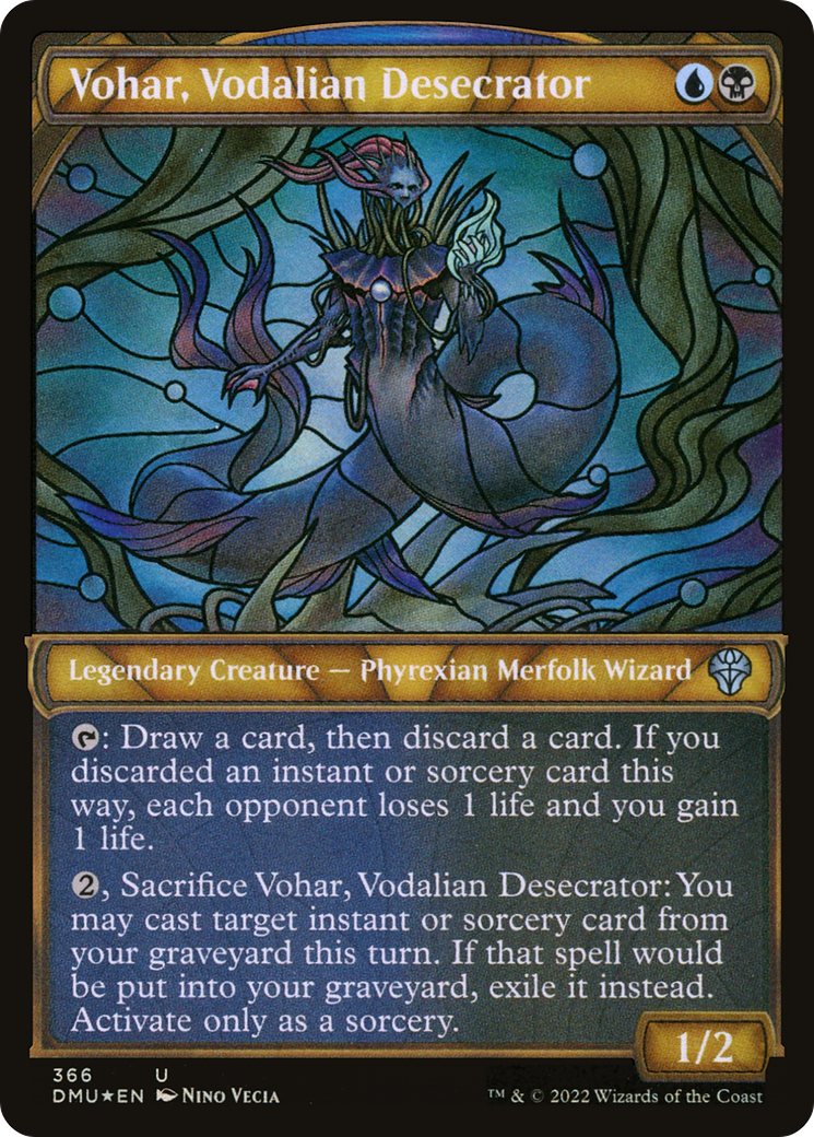 Vohar, Vodalian Desecrator (DMU-366) - : (Showcase) Foil