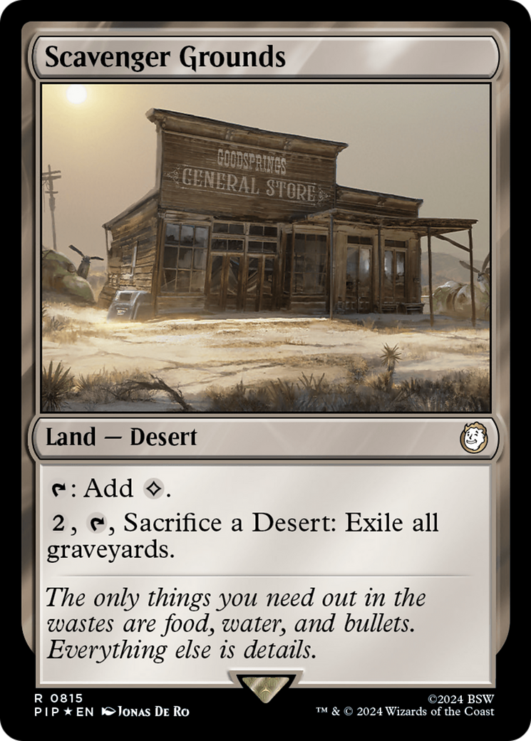 Scavenger Grounds (PIP-815) -  Foil