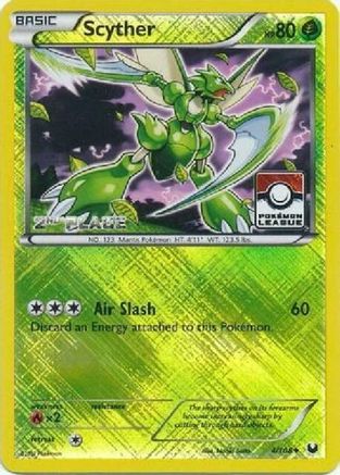 Scyther - 4/108 (Pokemon League) [2nd Place] 4 - Reverse Holofoil