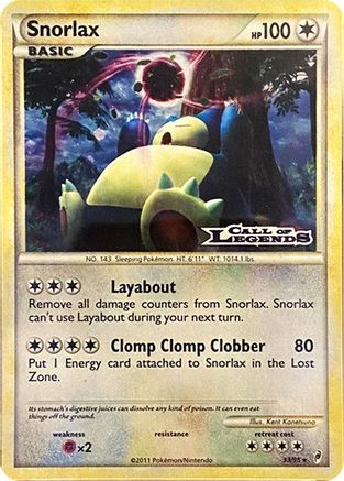 Snorlax - 33/95 (Prerelease) 33 - Holofoil