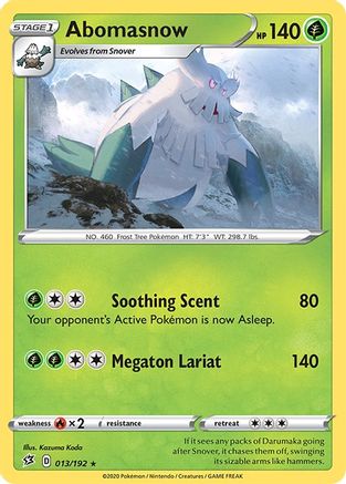 Abomasnow 13/192 - Reverse Holofoil