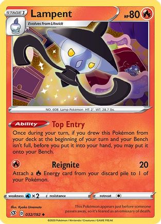 Lampent 32/192 - Reverse Holofoil