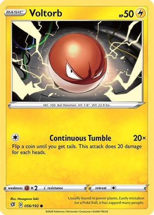 Voltorb 56/192 - Reverse Holofoil