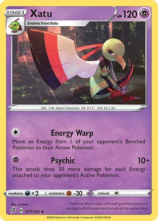 Xatu 77/192 - Reverse Holofoil