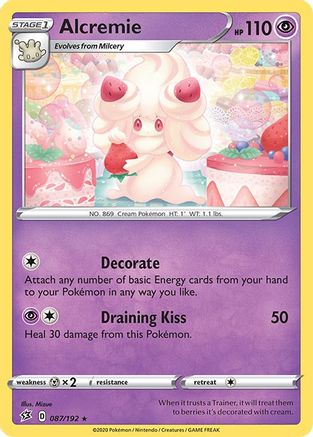 Alcremie 87/192 - Reverse Holofoil